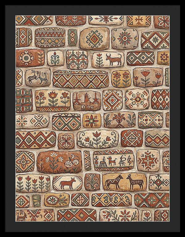 Folk Art Stone Wall