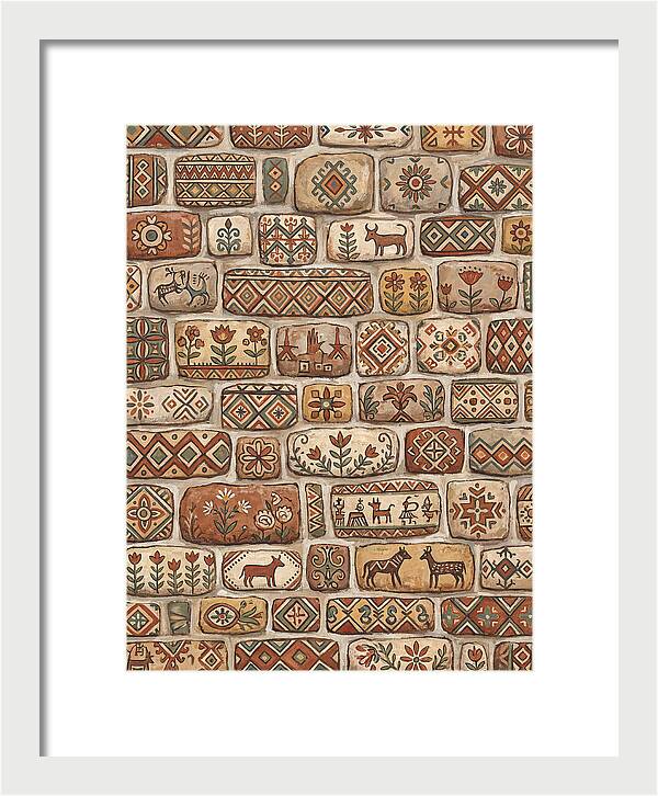 Folk Art Stone Wall