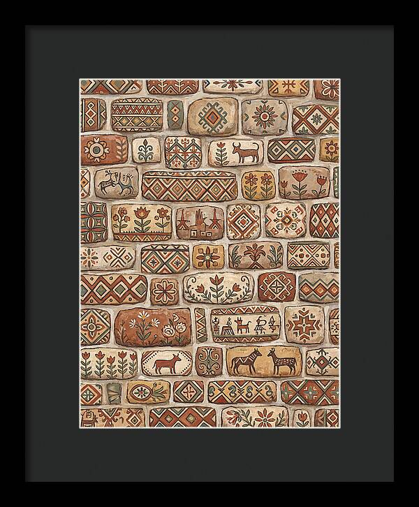 Folk Art Stone Wall