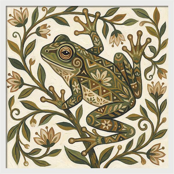 Folk Art Tree Frog