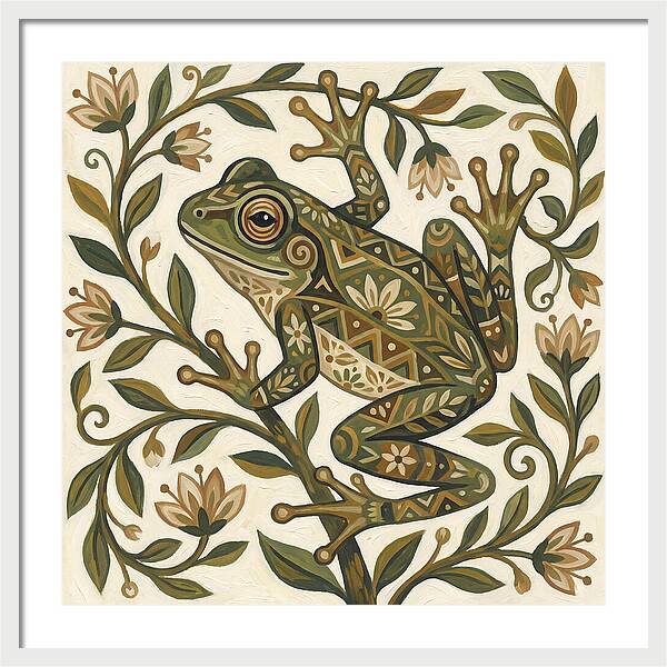 Folk Art Tree Frog