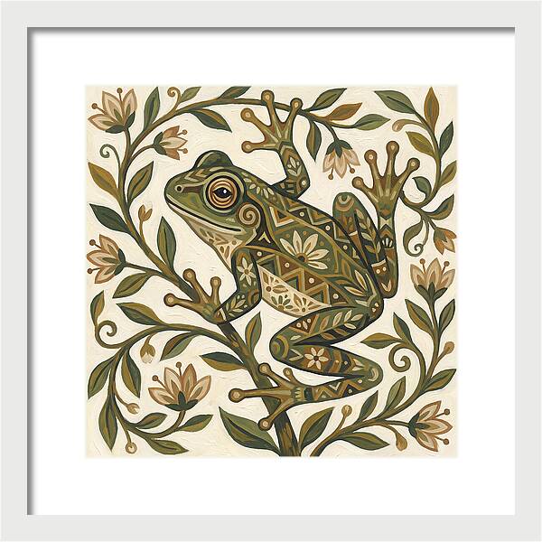 Folk Art Tree Frog