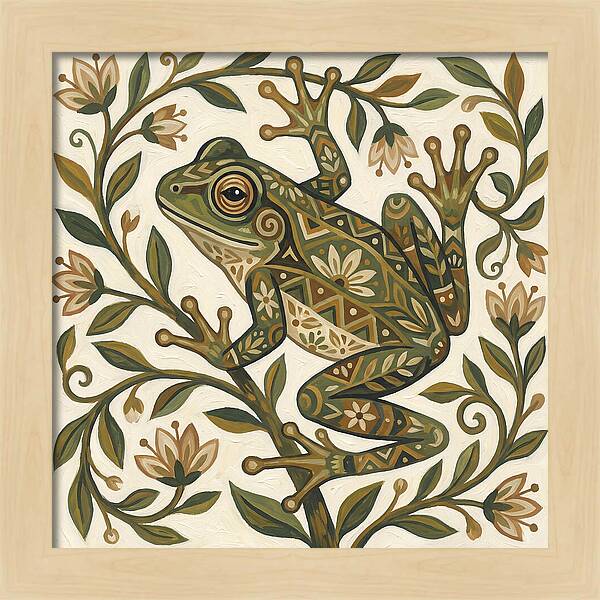 Folk Art Tree Frog