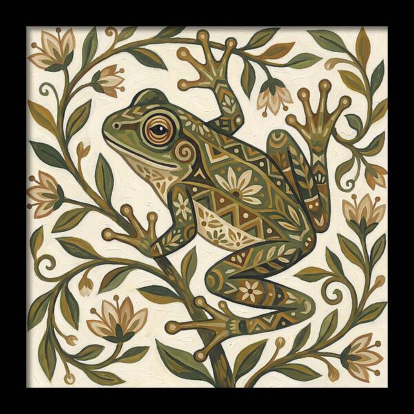 Folk Art Tree Frog