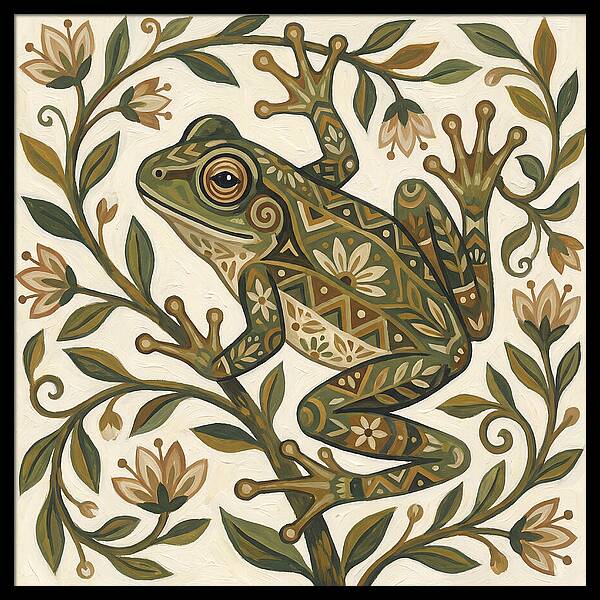 Folk Art Tree Frog