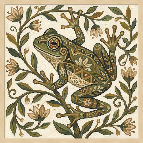Folk Art Tree Frog