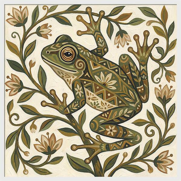 Folk Art Tree Frog