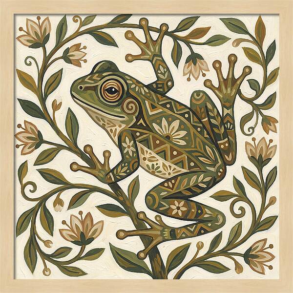 Folk Art Tree Frog