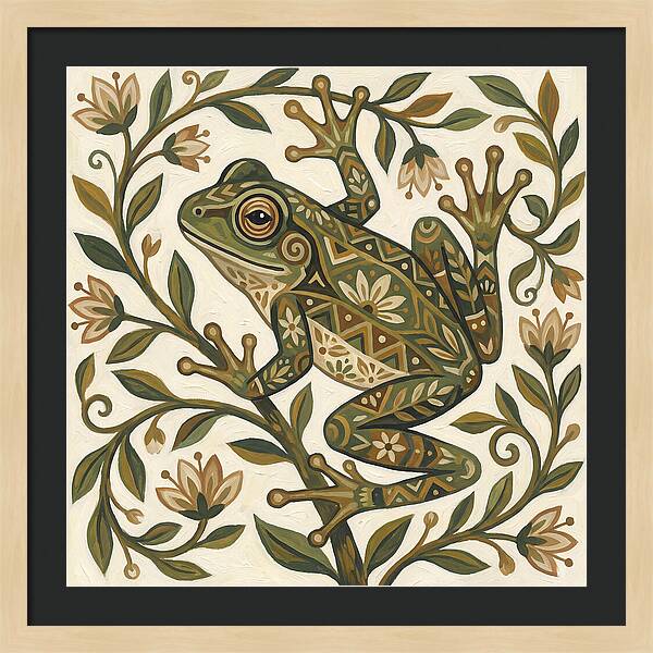 Folk Art Tree Frog