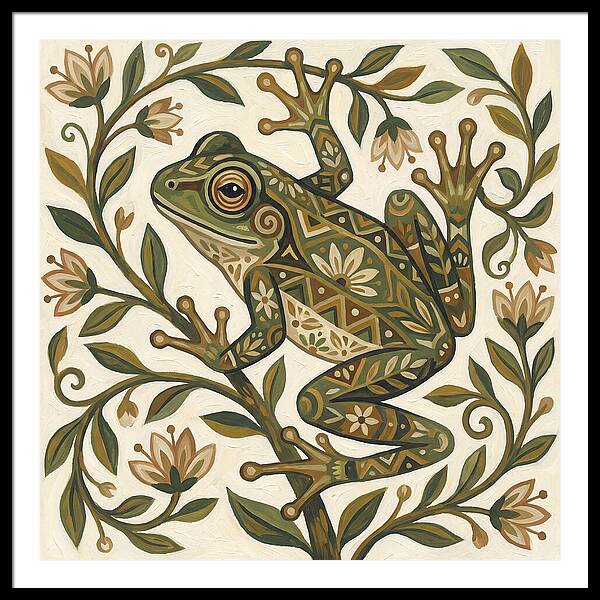 Folk Art Tree Frog