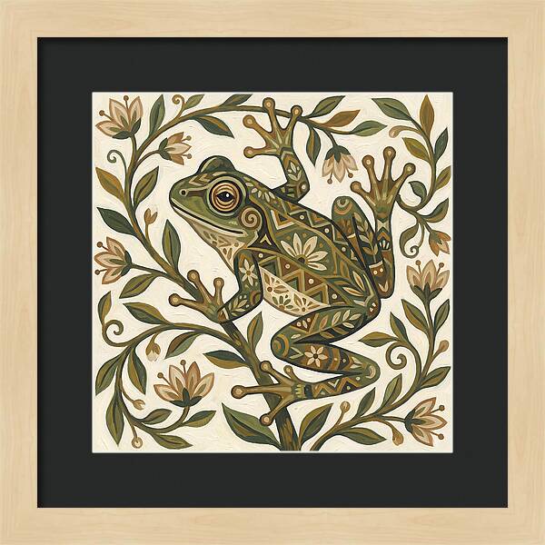 Folk Art Tree Frog