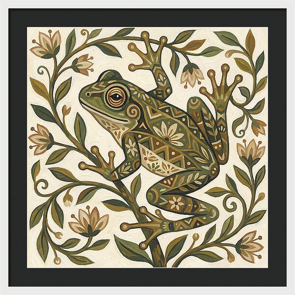 Folk Art Tree Frog
