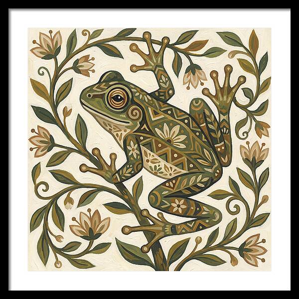 Folk Art Tree Frog