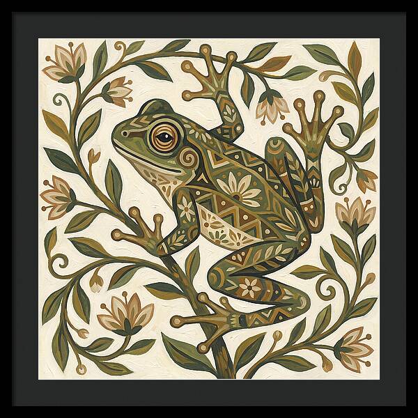 Folk Art Tree Frog