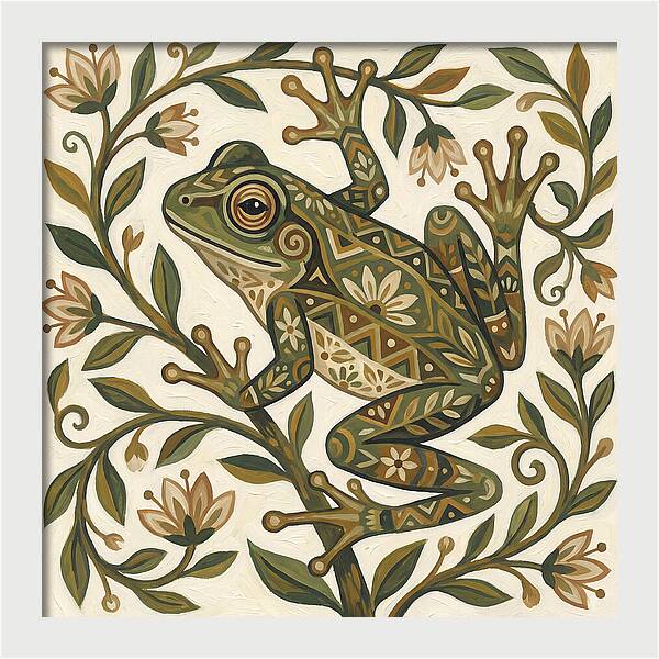 Folk Art Tree Frog