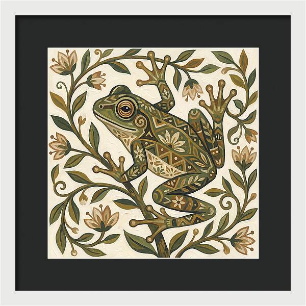 Folk Art Tree Frog