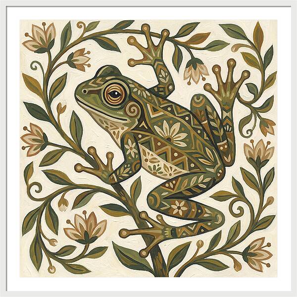 Folk Art Tree Frog