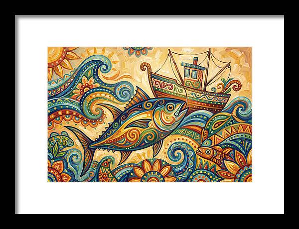 Folk Art Tuna Adventure