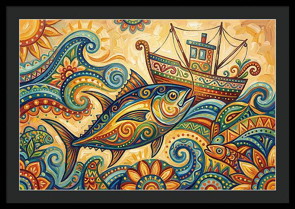 Folk Art Tuna Adventure
