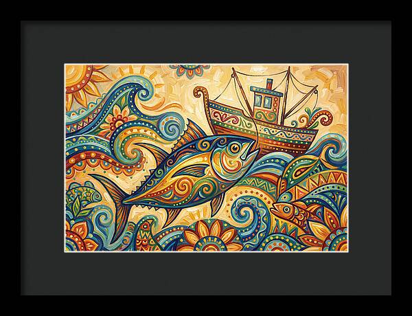 Folk Art Tuna Adventure