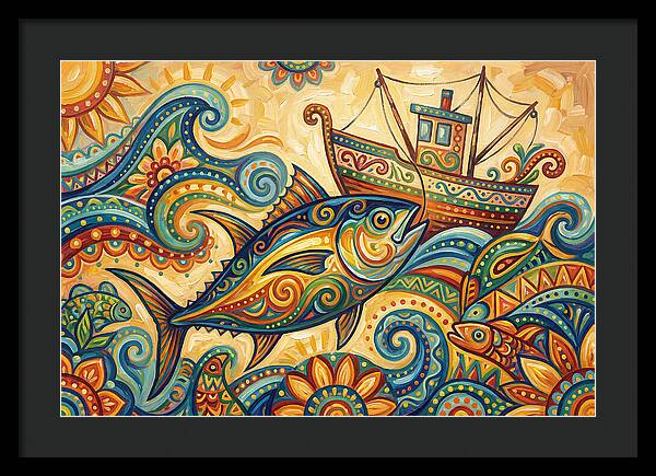 Folk Art Tuna Adventure