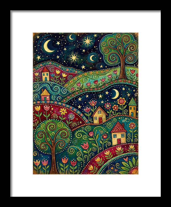 Folk Art Under A Dark Sky