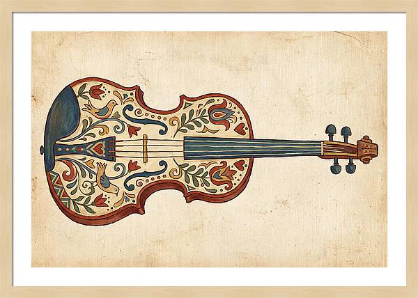 Folk Art Violin