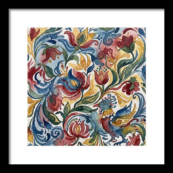 Folk Floral Watercolor