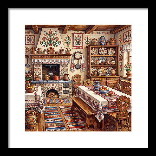 Folk Kitchen Scene