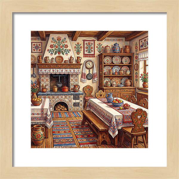 Folk Kitchen Scene