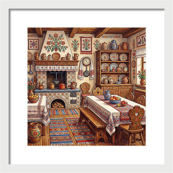Folk Kitchen Scene