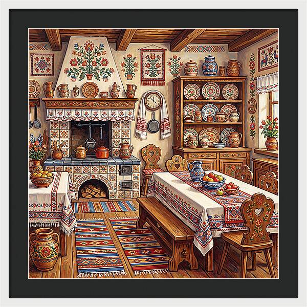 Folk Kitchen Scene