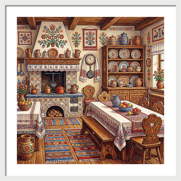 Folk Kitchen Scene