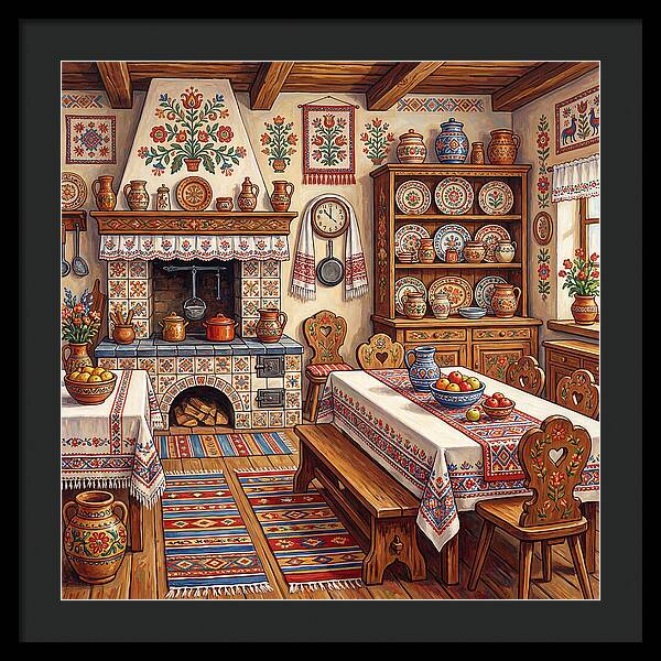 Folk Kitchen Scene