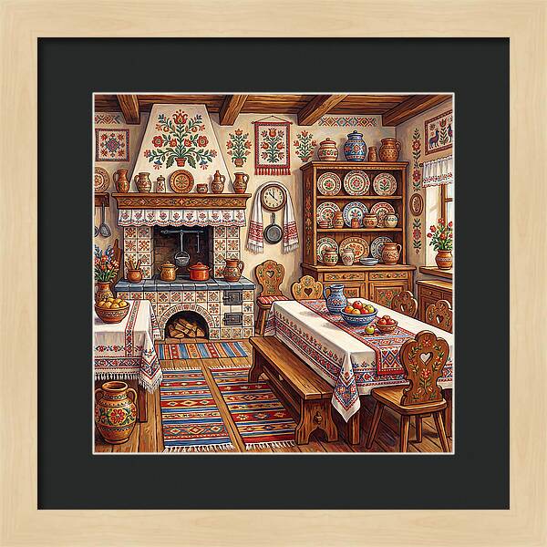 Folk Kitchen Scene