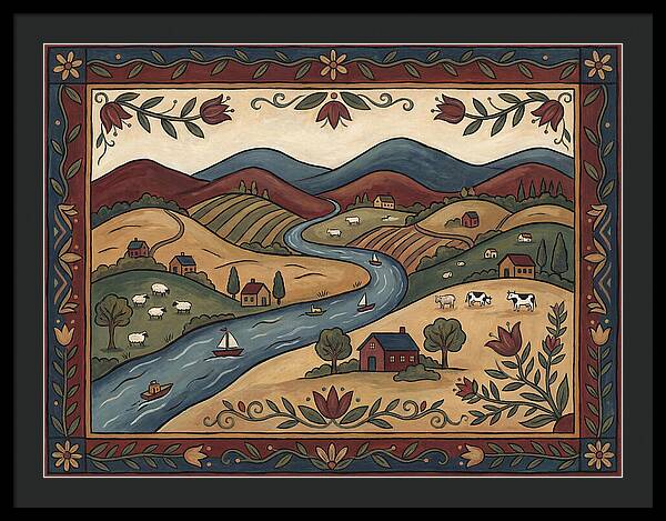 Folk Landscape Map
