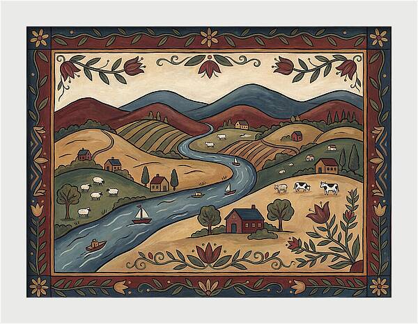 Folk Landscape Map