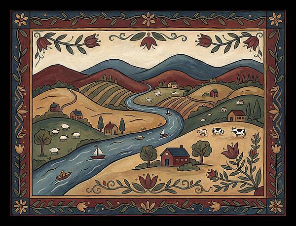 Folk Landscape Map