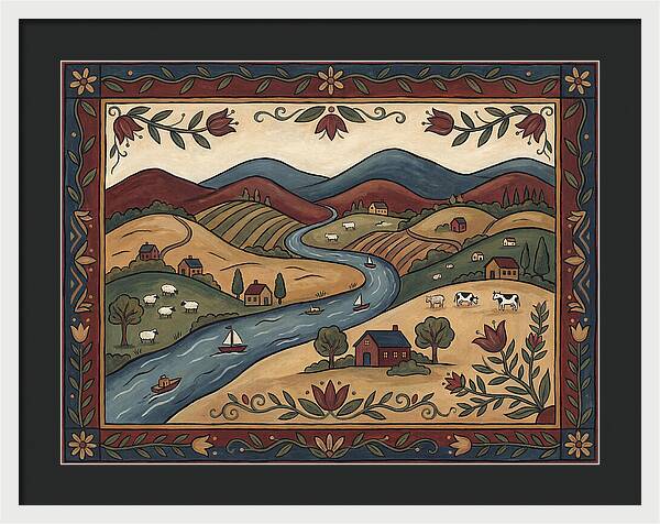 Folk Landscape Map