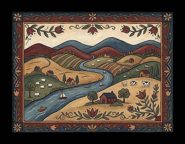 Folk Landscape Map