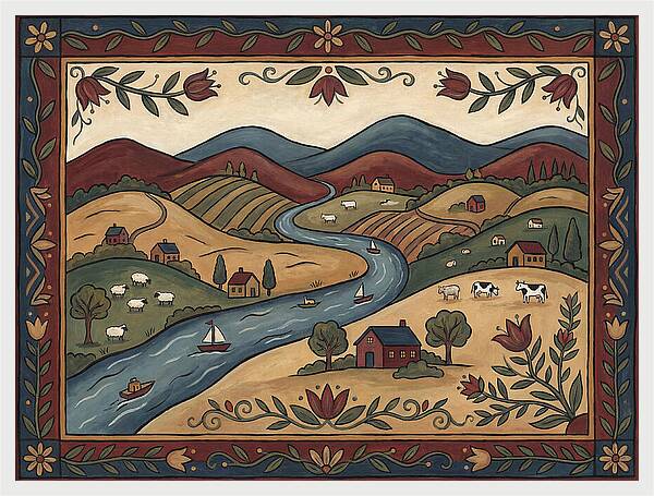 Folk Landscape Map