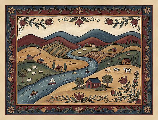 Folk Landscape Map