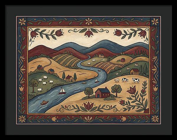 Folk Landscape Map