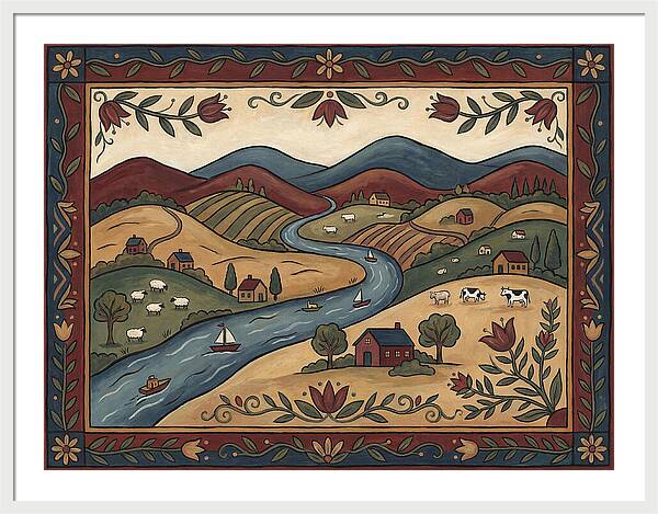 Folk Landscape Map