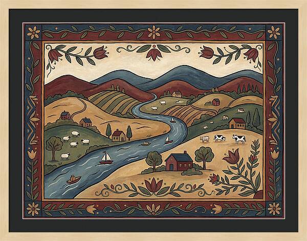 Folk Landscape Map