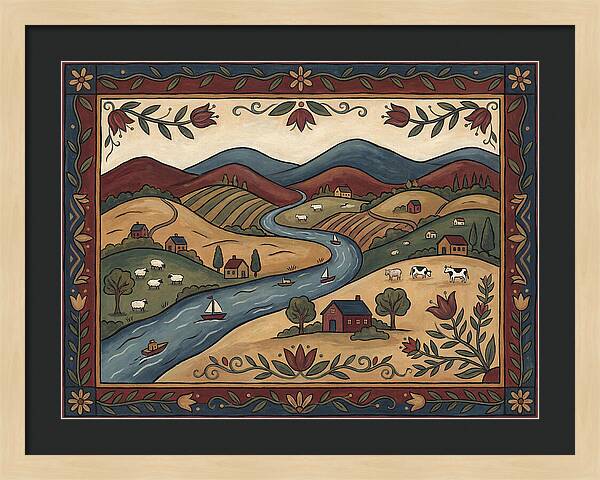 Folk Landscape Map