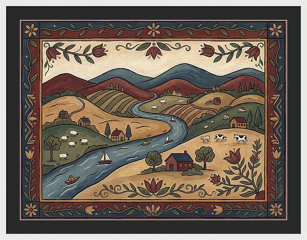 Folk Landscape Map