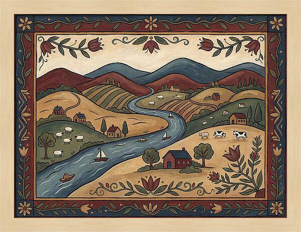 Folk Landscape Map