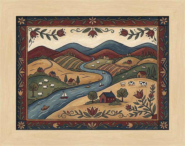 Folk Landscape Map