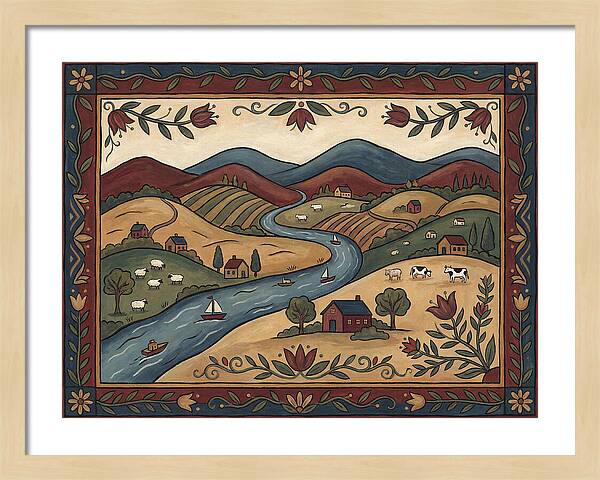 Folk Landscape Map
